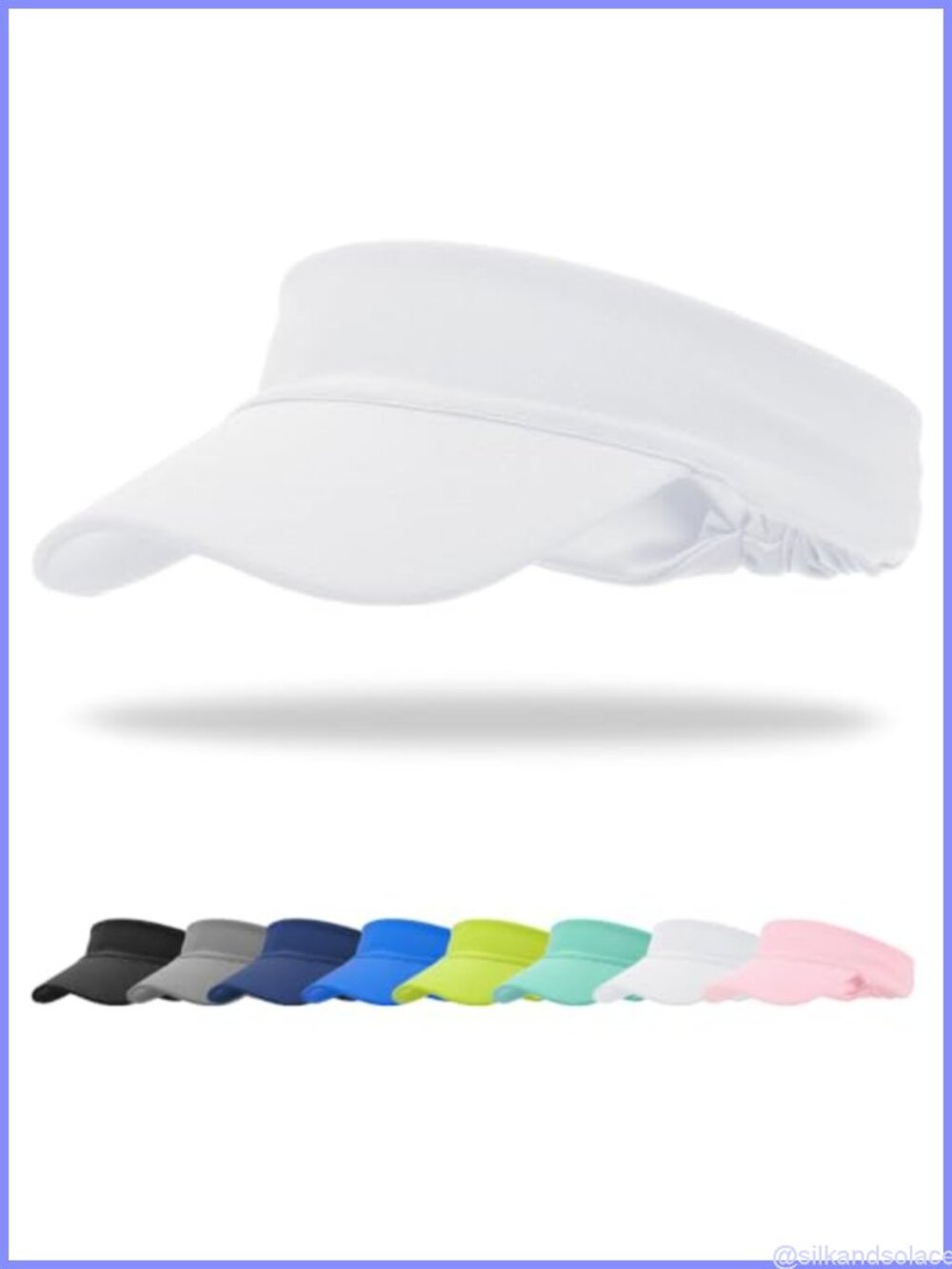 Cooling Stretchy Sports Visor UPF 50+ Sun Headband Golf Running Hat